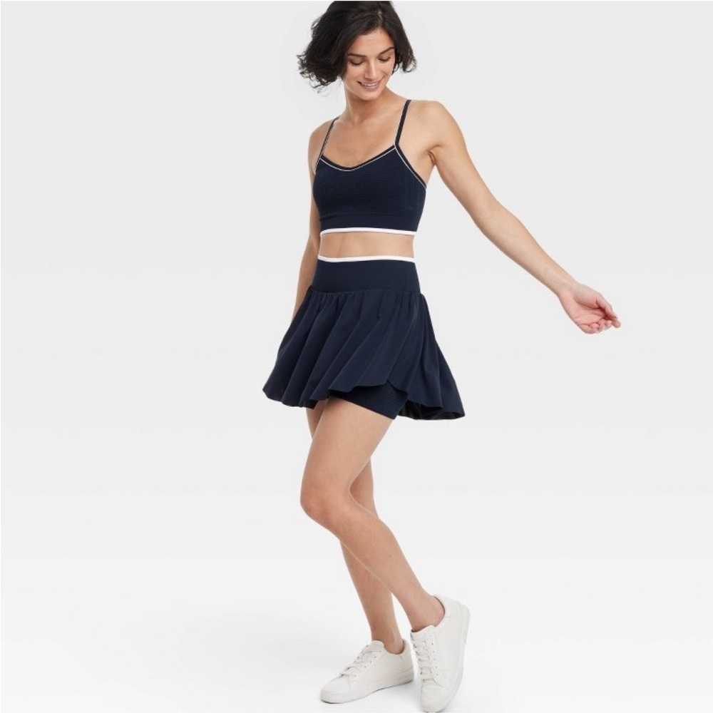 High-Rise Seamless Skort - All In Motion™ Navy Blue M: Midweight Knit new 🆕